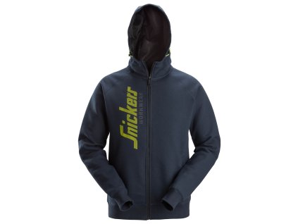 Mikina na zip Snickers Workwear modrá vel. XS Snickers Workwear (Velikost XXL)