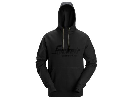 Mikina Snickers Workwear s kapucí Bright černá vel. XS Snickers Workwear (Velikost XXL)