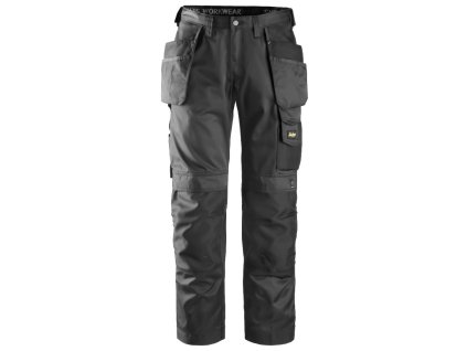 Pracovní kalhoty DuraTwill s PK černé Snickers Workwear (Velikost 84)