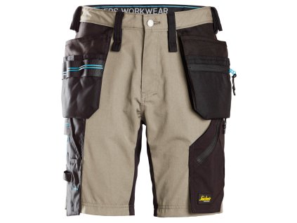 Kraťasy LiteWork 37.5® s PK 2.0 béžové Snickers Workwear (Velikost 46)
