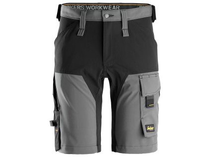 Kraťasy AllroundWork Full Stretch šedé Snickers Workwear (Velikost 44)