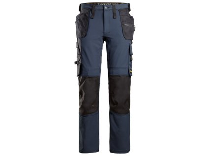 Pracovní kalhoty AllroundWork FullStretch s PK modré Snickers Workwear (Velikost 56)