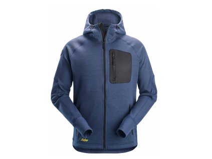 Mikina s kapucí FlexiWork Mesh námořnická modrá vel. S Snickers Workwear (Velikost XXL)