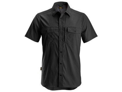 Košile funkční LiteWork s krátkým rukávem černá                                        vel. S Snickers Workwear (Velikost XXL)