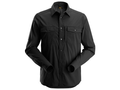 Košile funkční LiteWork s dlouhým rukávem černá                                        vel. S Snickers Workwear (Velikost XXL)