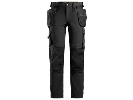 Pracovní kalhoty AllroundWork FullStretch s PK černé Snickers Workwear (Velikost 56)