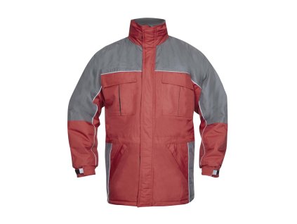 Zimní bunda ARDON®RIVER šedo-červená (Velikost L)