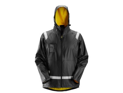 Bunda do deště PU černá vel. S Snickers Workwear (Velikost XXL)