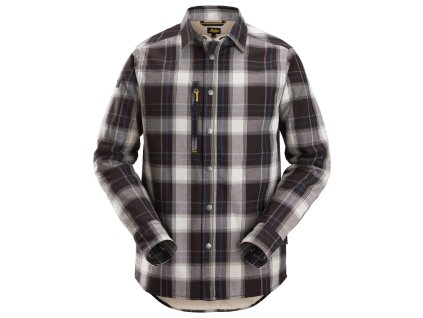 Košile zateplená AllroundWork šedá vel. M Snickers Workwear (Velikost XXL)