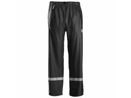 Kalhoty do deště PU černé vel. XS Snickers Workwear (Velikost XXL)