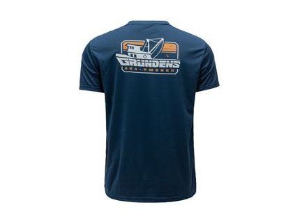 Commercial Boat SS Tech Tee  Blue Abyss (Velikost XXL)