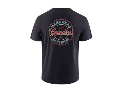 Dark Seas X Grundens Instinctive SS T-Shirt  Black (Velikost XXL)