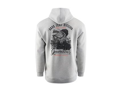 Dark Seas X Grundens Portsmith  Hoodie Athletic Heather (Velikost M)