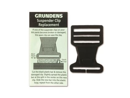 Plastic Hook for Suspender Black O/S (Velikost UNI)