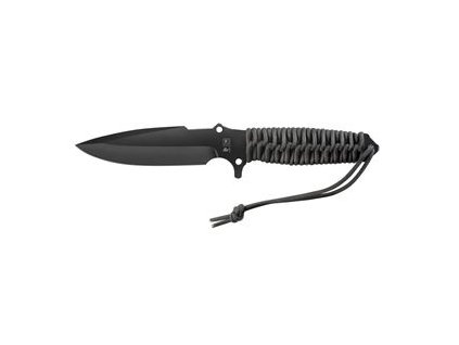 MARAUDEUR SURVIVAL KNIFE PARACORD 550 ®  BLACK / SMOOTH BLADE + KYDEX SHEATH (Velikost UNI)