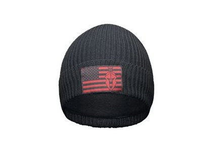 Flag Beanie (Black) (Velikost UNI)