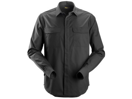 Košile Service s dlouhým rukávem černá vel. XS Snickers Workwear (Velikost XS)
