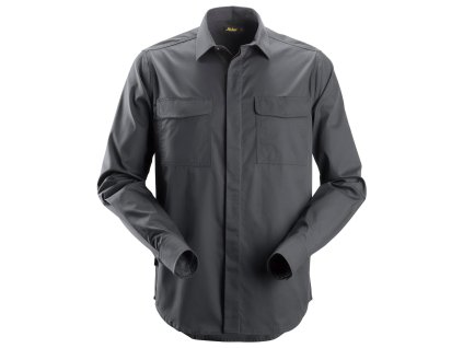 Košile Service s dlouhým rukávem tm. šedá vel. S Snickers Workwear (Velikost S)