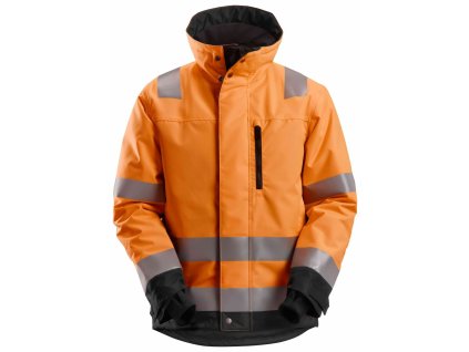 Bunda reflexní AW zimní 37.5® třída 3 oranžová/černá vel. XS Snickers Workwear (Velikost UNI)