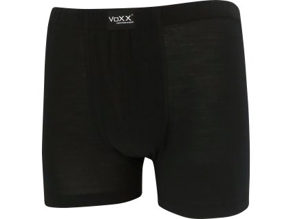 VOXX Boxerky funkční pánské MERINOWOOL 05 ČERNÉ (Velikost XL, Barva černá)