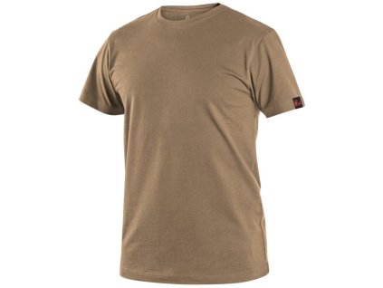Tričko CXS NOLAN, krátký rukáv, béžové (Velikost S)