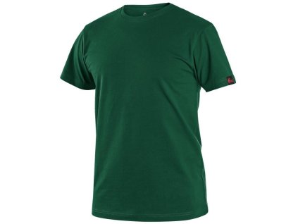 Tričko CXS NOLAN, krátký rukáv, láhvově zelené (Velikost S)