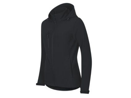 Trail softshellová bunda dámská (Velikost XS, Barva černá)