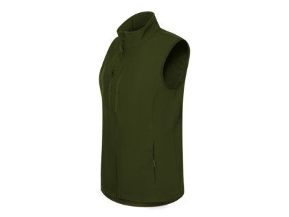 Trail softshellová vesta dámská (Velikost XS, Barva černá)