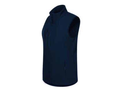 Trail softshellová vesta dámská (Velikost XS, Barva černá)