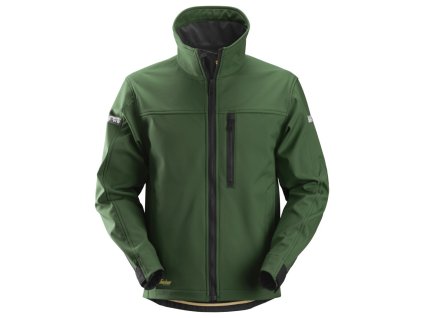 Softshellová bunda AllroundWork pánská zelená vel. S Snickers Workwear (Velikost S)