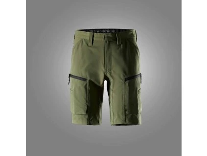 Pracovní kraťasy ServiceWork Stretch  khaki Snickers Workwear (Velikost 44)