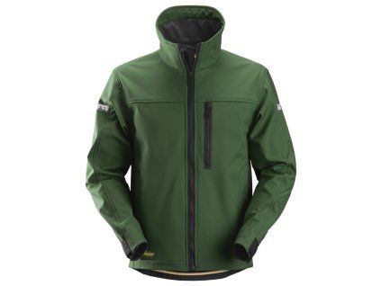 Softshellová bunda AllroundWork pánská zelená vel. S Snickers Workwear (Velikost S)