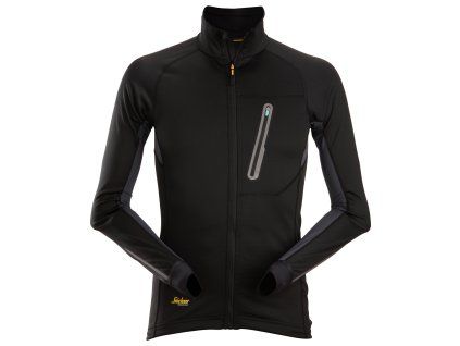 Mikina LiteWork se zipem černá  vel. S Snickers Workwear (Velikost S)
