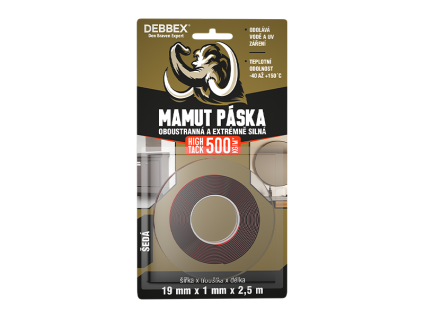 Oboustranna a extremne silna MAMUT PASKA HIGH TACK web 2024