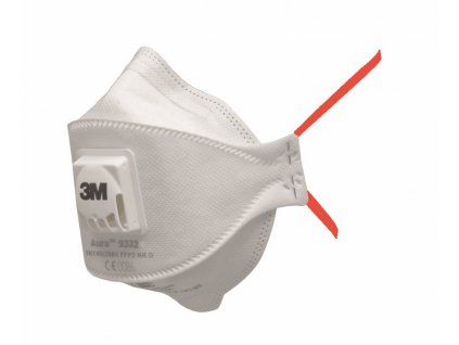 3M 9332 AURA skládací třídy FFP3 Respirátor s ventilkem (Velikost/varianta UNI)