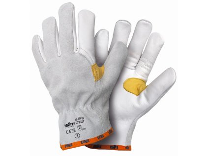 07131T BADOGLIO TOP celokožené rukavice bílé (Velikost/varianta 11)