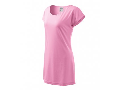 Love tričko/šaty dámské růžová