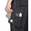 Kalhoty s laclem ARDON®URBAN prodloužené černá - DOPRODEJ (Velikost M)