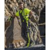 Kalhoty s laclem ARDON®NEON prodloužené černo-žlutá (Velikost S)