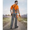 Kalhoty s laclem ARDON®2STRONG šedo-oranžová (Velikost 46)