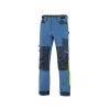 Kalhoty CXS NAOS pánské, modro-modré, HV žluté doplňky (Velikost 46)