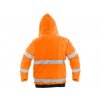 Bunda LEEDS, výstražná, zimní, pánská, oranžová (Velikost S)