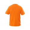 Tričko CXS DANIEL, krátký rukáv, oranžové (Velikost S)