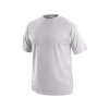 Tričko CXS DANIEL, krátký rukáv, světle šedý melír (Velikost S)