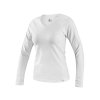 Tričko CXS MARY, dámské, výstřih do V, dlouhý rukáv, bílá (Velikost XS)