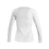 Tričko CXS MARY, dámské, výstřih do V, dlouhý rukáv, bílá (Velikost XS)