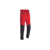 SIP 1XSP Chainsaw kalhoty (Velikost XXL, Barva červená/černá)
