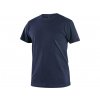 Tričko CXS NOLAN, krátký rukáv, tmavě modré (Velikost S)