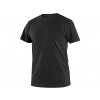 Tričko CXS NOLAN, krátký rukáv, černé (Velikost S)
