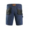 Kraťasy jeans CXS MURET, pánské, modro-černé (Velikost 46)
